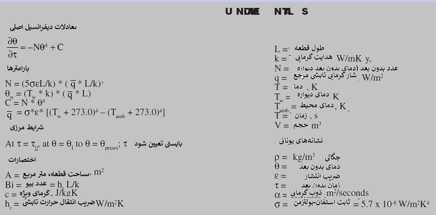 المنت آریان معادلات دیفرانسیل اصلی